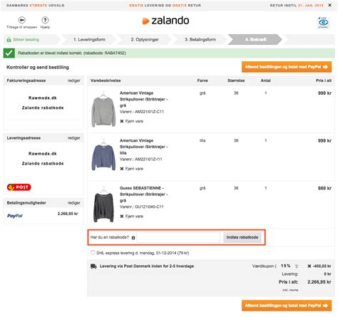 zalando rabatkode 25